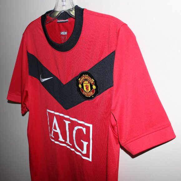 mint unworn❤️Nike Manchester United 2009-10 home shirt football soccer jersey - Picture 14 of 15